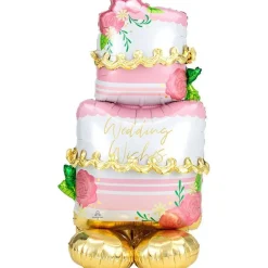 AirLoonz Wedding Wishes Balloon Uninflated 52" | 1 ct