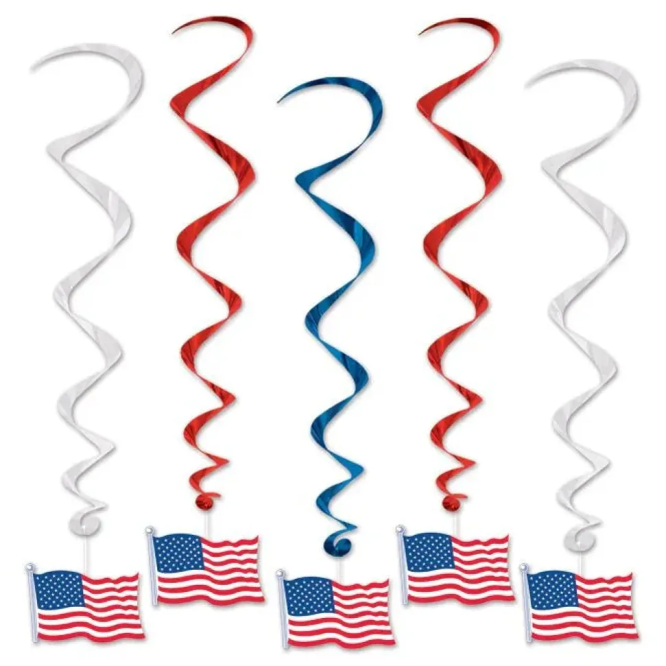 American Flag Whirls 3" | 1ct