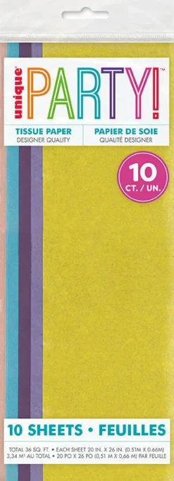 Assorted Pastel Tissue Paper | 10ct