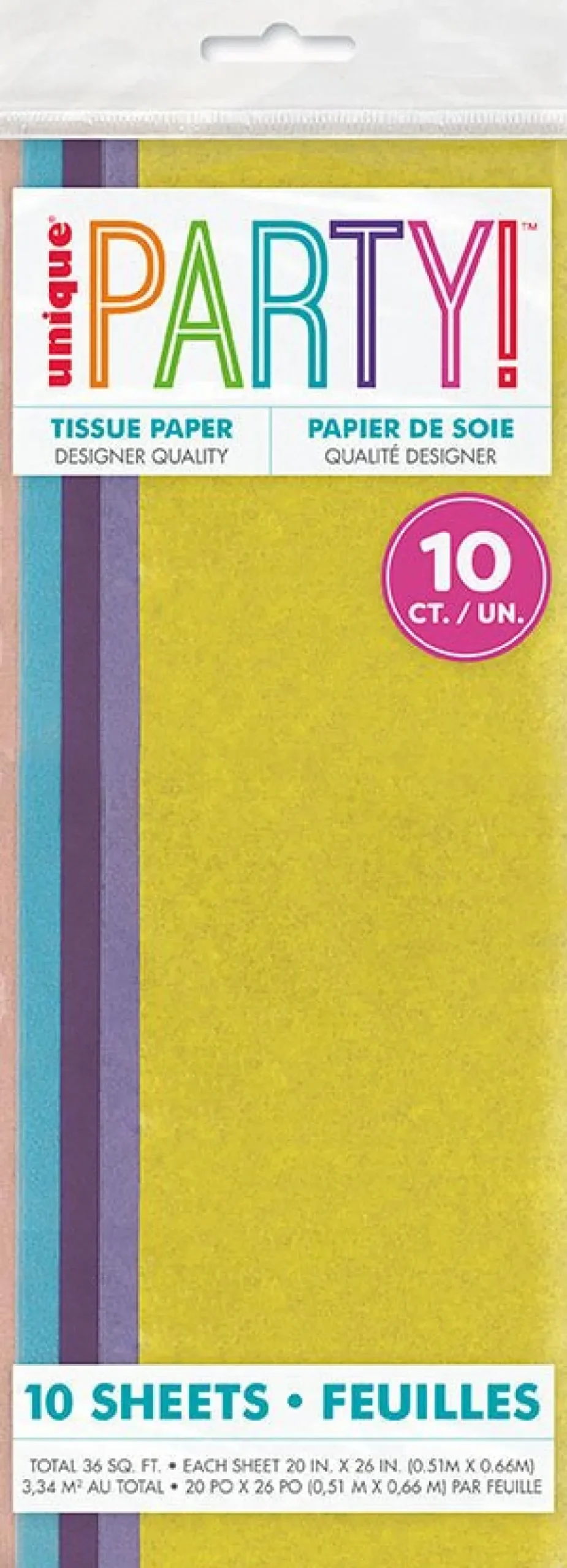 Assorted Pastel Tissue Paper | 10ct