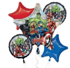 Avengers Unite Mylar Balloon Bouquet | 5 pcs