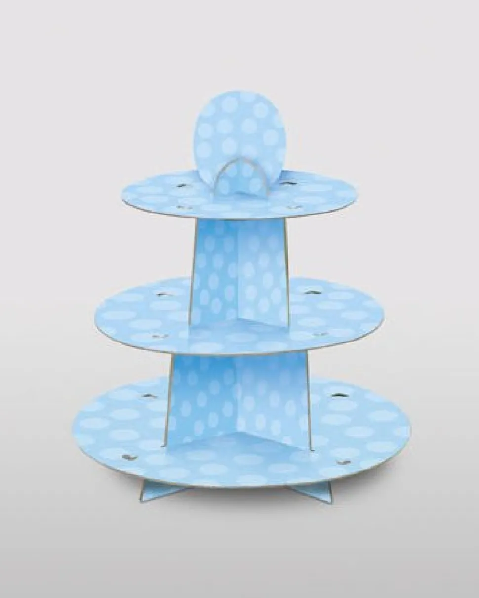 Baby Blue Cupcake Stand | 1ct