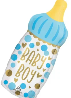Baby Boy Bottle Supershape Mylar Balloon 31" | 1ct