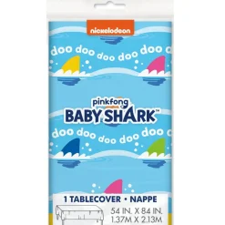 Baby Shark Plastic Tablecover 54"x84" | 1ct