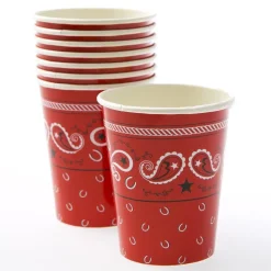 Bandana Paper Cups, 9 oz. | 8 ct