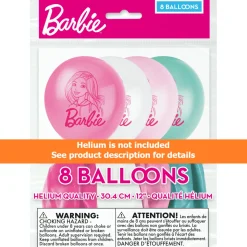 Barbie latex balloons 12" | 8ct