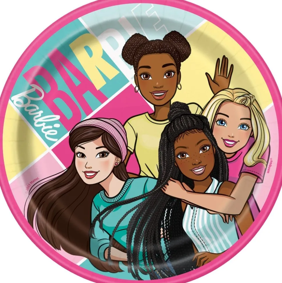 Barbie Paper Plates 7" | 8ct
