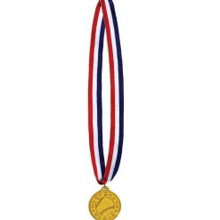 Baseball Medal w/Ribbon | 1ct