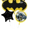 Batman Mylar Balloon Bouquet | 5 pcs