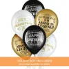 Better With Age Birthday Latex Balloon Pack 12" | 15 ct