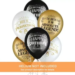 Better With Age Birthday Latex Balloon Pack 12" | 15 ct