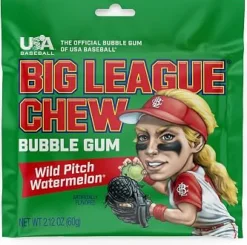 Big League Chew Watermelon Bubble Gum 2.21 oz | 1ct