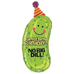 Birthday No Big Dill! SuperShape Mylar Balloon 32" | 1 ct