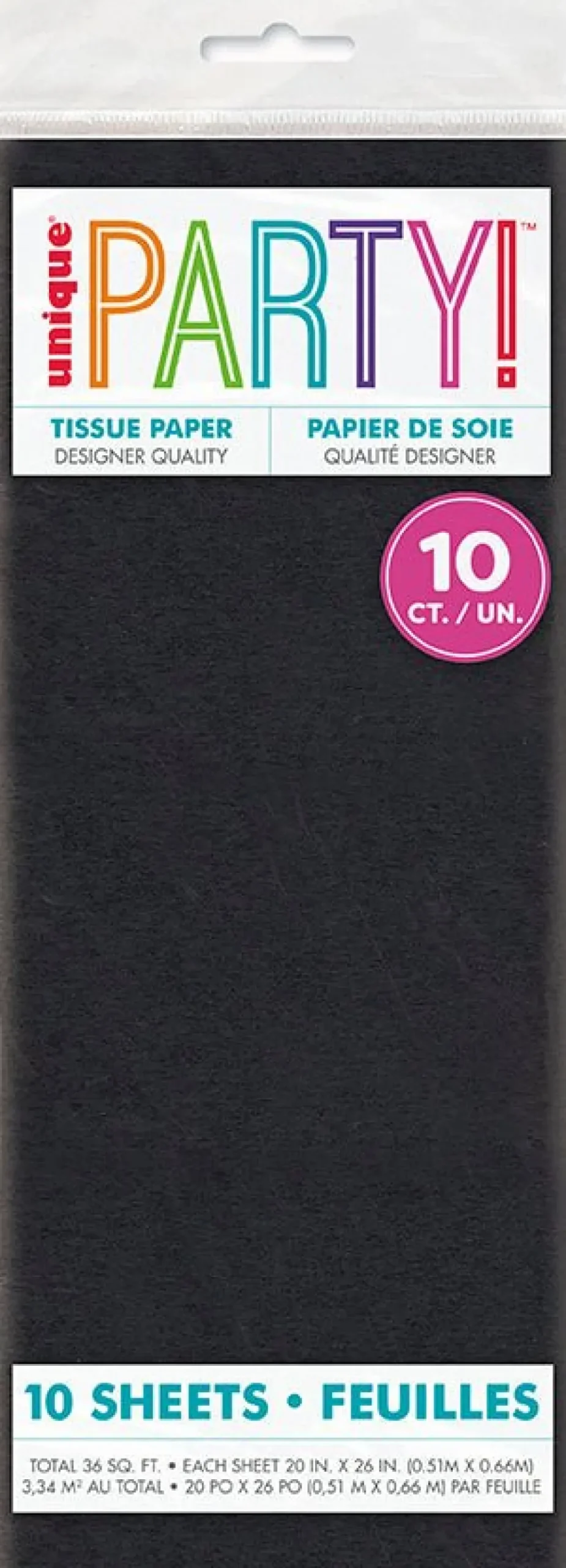 Black Tissue Paper | 10ct