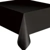 Black Flannel Back Tablecover | 1ct
