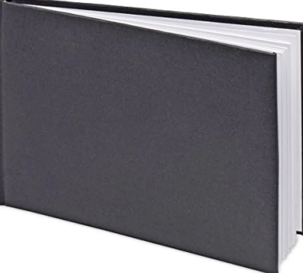 Black Guest Book in PVC Box | 1ct