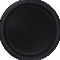 Black Paper Plates 9" | 50ct