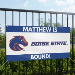 Boise St Bound Custom Name Banner 2 sizes | 1ct