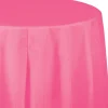 Candy Pink Round Tablecover 82" | 1ct