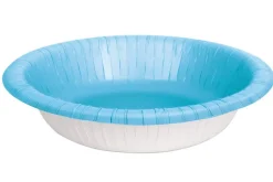 Caribbean Blue Paper Bowls 20ct