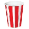 Carnival Striped Red & White Cups 8pk | 1ct