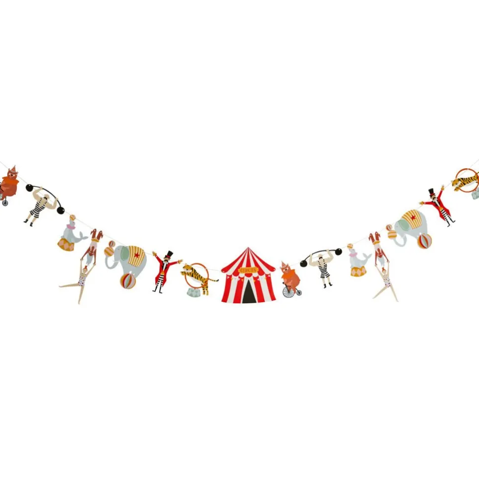 Circus Character Garland Banner | 1ct
