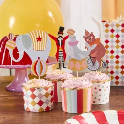 Circus Food Picks & Food Cup Set | 12ct