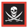 Classic Pirate Lunch Napkins | 16 ct