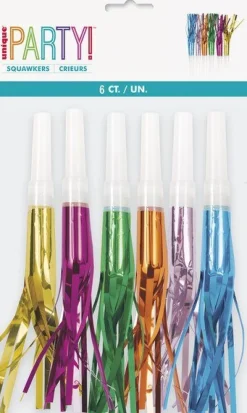 Clear Squawkers Assorted | 6ct