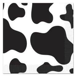 Cow Print Beverage Napkins | 16ct