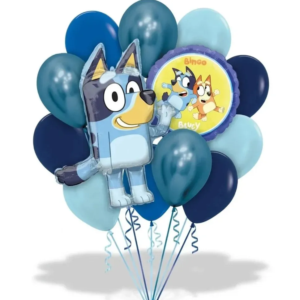 Deluxe Bluey Balloon Bouquet | 16pc
