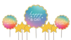 Digital Dream Cake Topper | 9pc