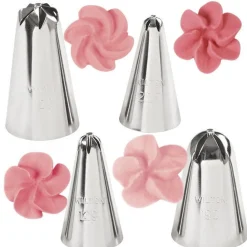 Drop Flowers Decorating Tip Set | 4 ct