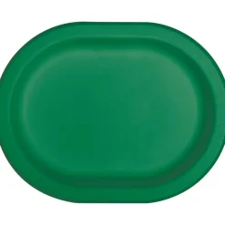 Emerald Green Oval Platter 12" | 8 ct