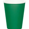 Emerald Green Paper Cups 9oz | 24ct