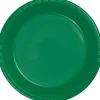 Emerald Green Plastic Dinner Plates 10" | 20ct