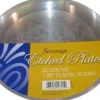 Etched 7.25in Plastic Plates | 25ct