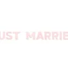 Fabric Just Married Garland | 1ct