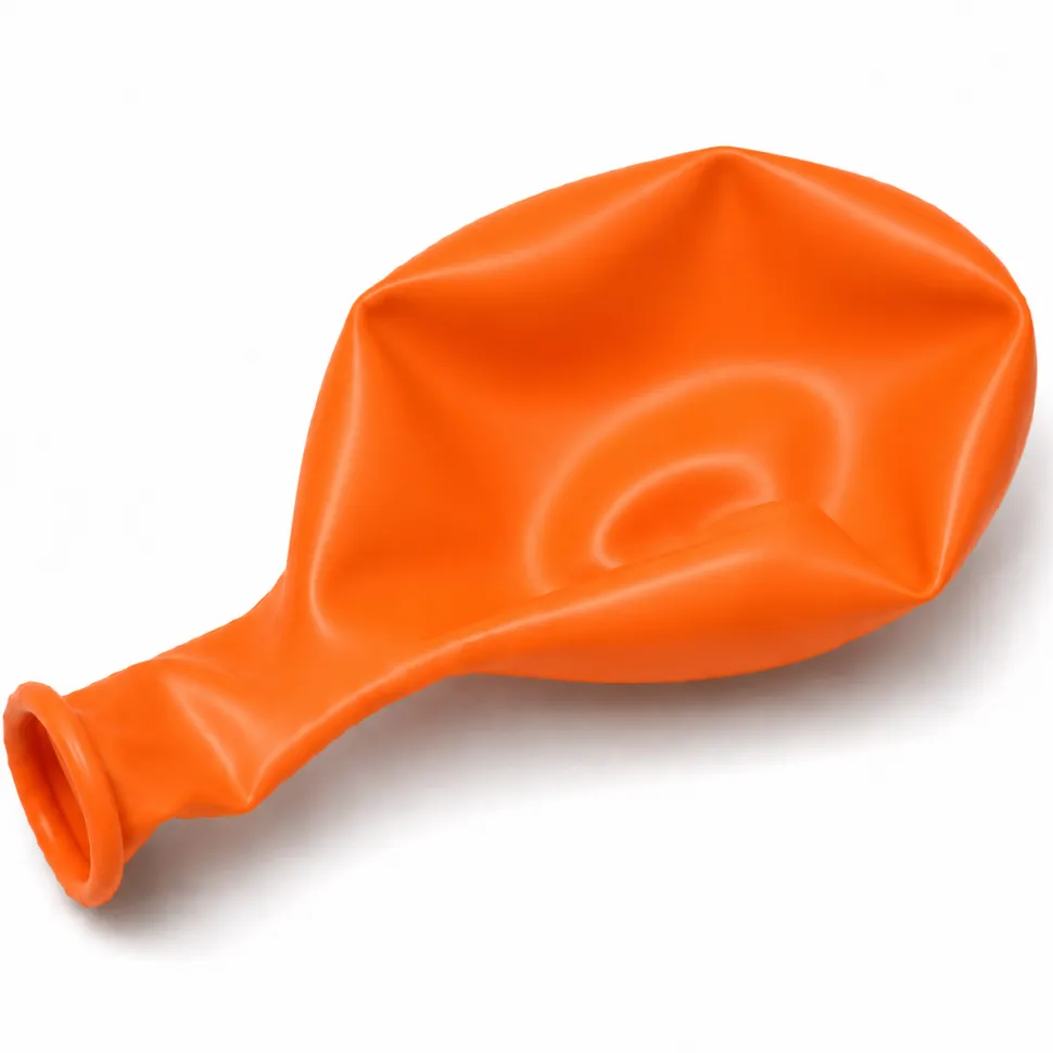Fashion Orange, 11" Latex Single Balloon | Does Not Include Helium