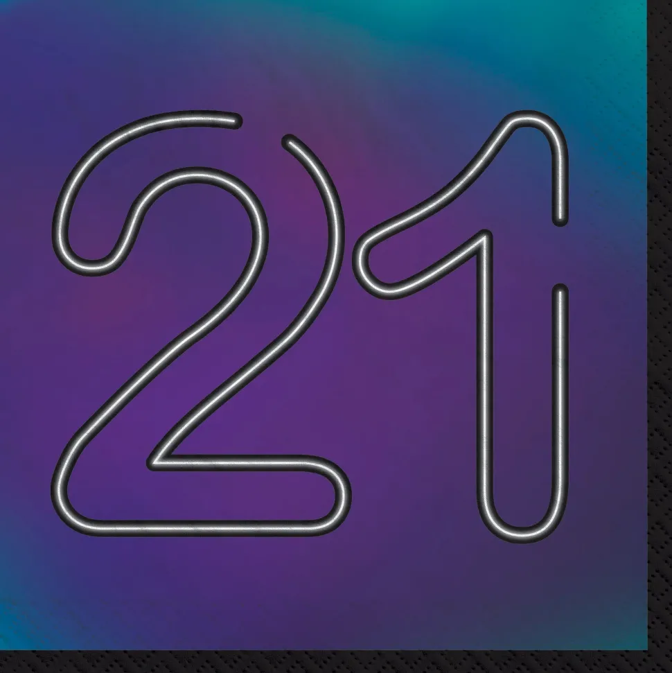 Finally 21 Luncheon Napkin | 16ct