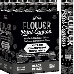 12" Flower Petal Cannon Black | 1ct