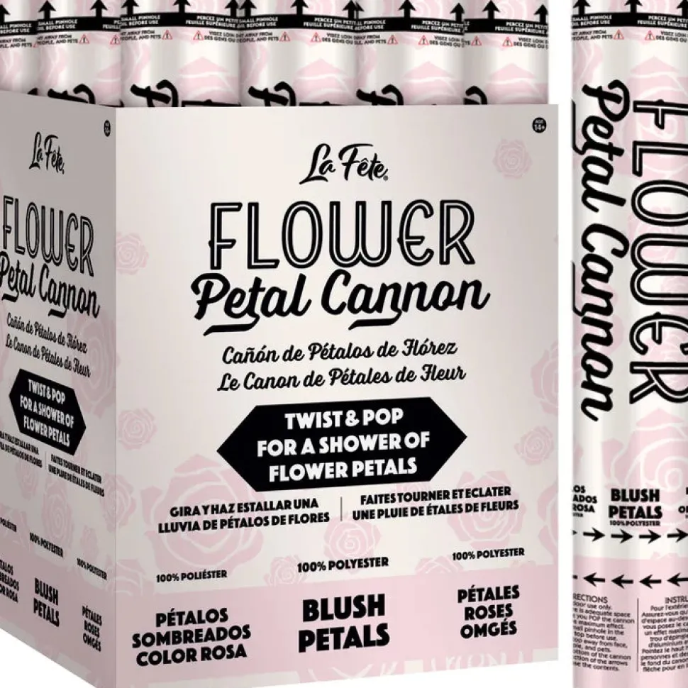 12" Flower Petal Cannon Blush | 1ct