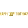 Foil Happy 30th Birthday Banner | 1ct
