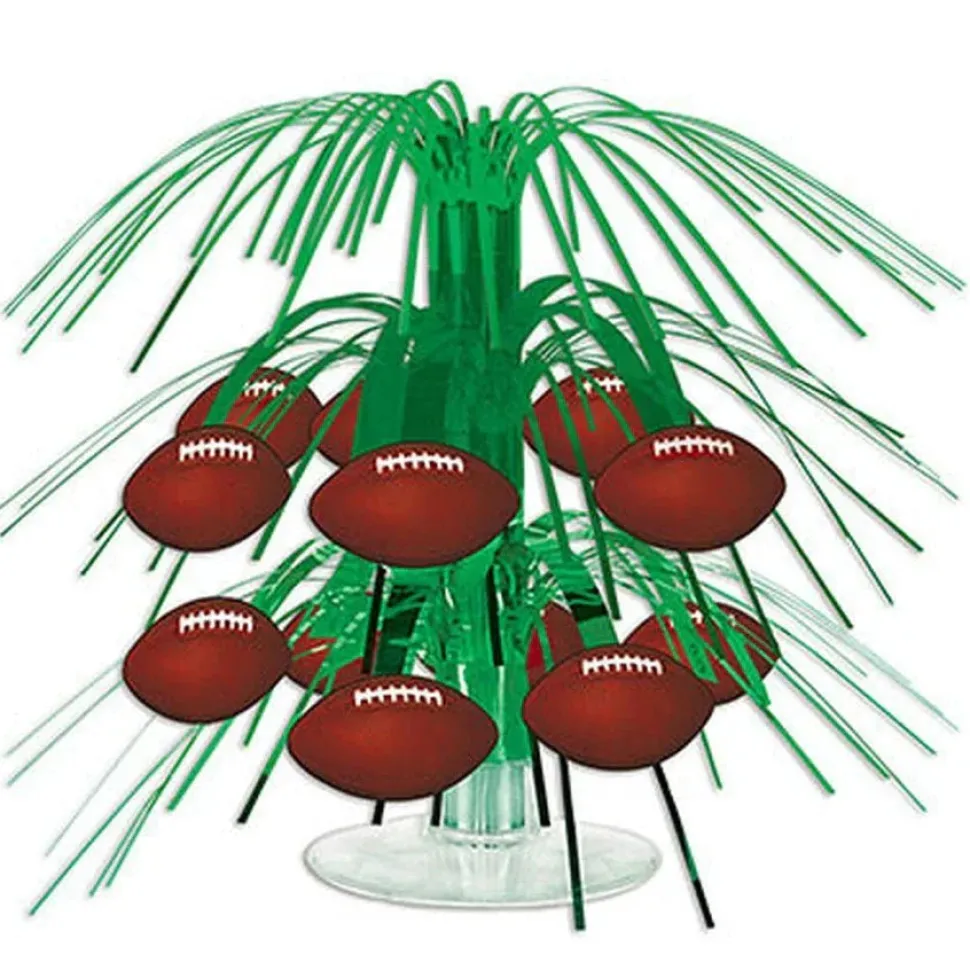 Football Mini Cascade Centerpiece, 7.5 in | 1ct
