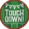 Football Tailgate Time Touch Down Paper Plates 9" | 8ct