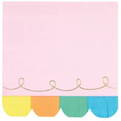 Fringe Rainbow Birthday Sweet Lunch Napkins | 16ct