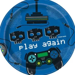 Gamer Birthday Plate 7in | 8ct