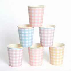 Gingham Cups | 12ct