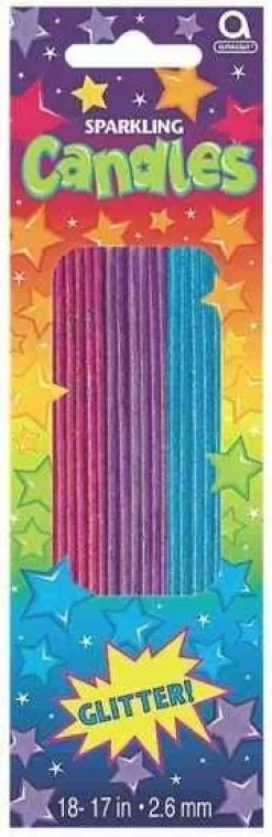 Glitter Sparkling Candles | 18ct