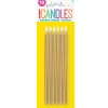 Gold Candles 5in | 12ct